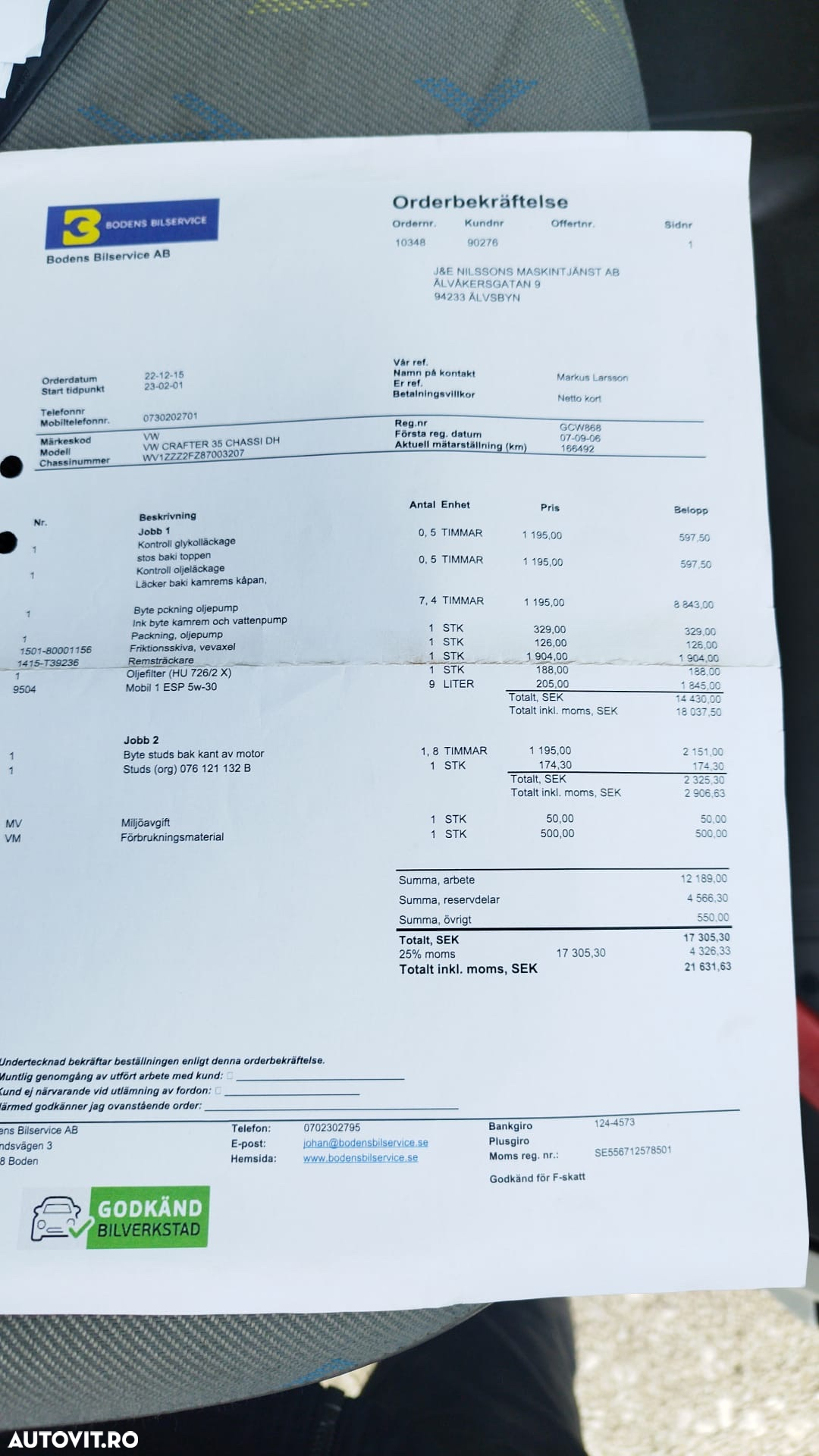 Volkswagen Crafter 7 locuri - 28