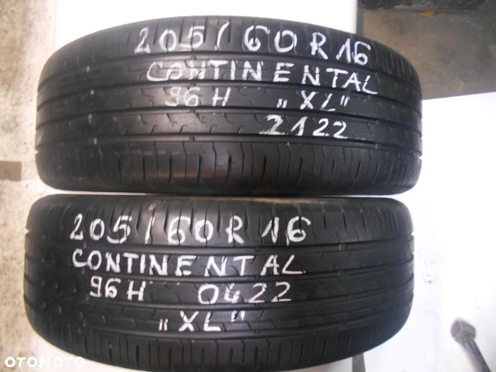 OPONY 205/60R16 CONTINENTAL ECO CONTACT 6 XL DOT 2122 7MM - 1