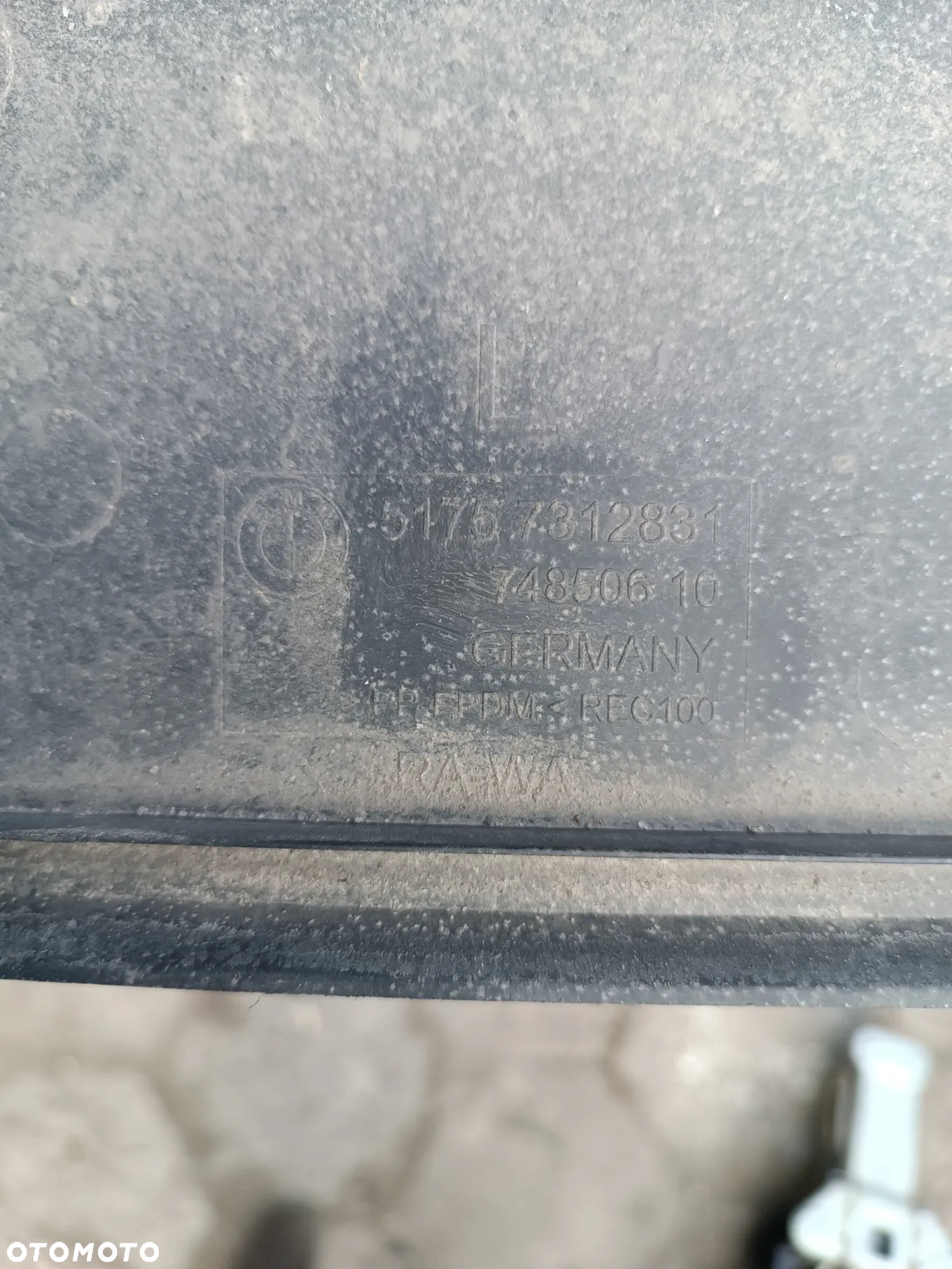BMW 5 F10 F11 OSŁONA ZBIORNIKA PALIWA LEWA 7312831 PRAWA 7312832 - 5