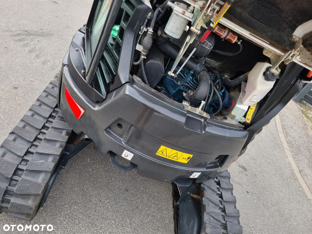 Bobcat E27Z Koparka Gąsienicowa 2,7 Tony jak Nowa Z Norwegii 2021r 1600mtg Kubota silnik - 4