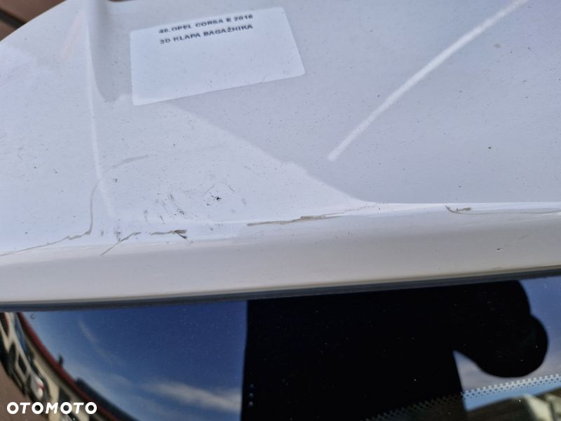 OPEL CORSA E 3D KLAPA BAGAŻNIKA TYŁ TYLNA - 4