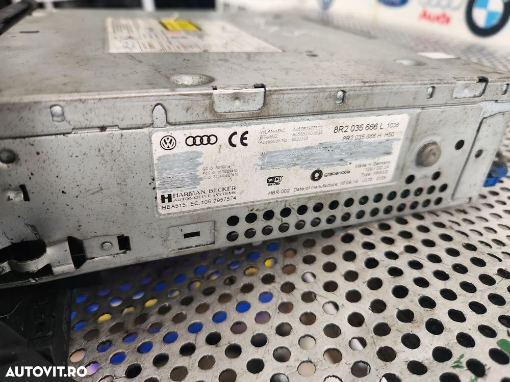 Modul Unitate MMI Navi Gps DVD Audi Q5 A5 Facelift Cod 8R2035666L - Dezmembrari Arad - 8
