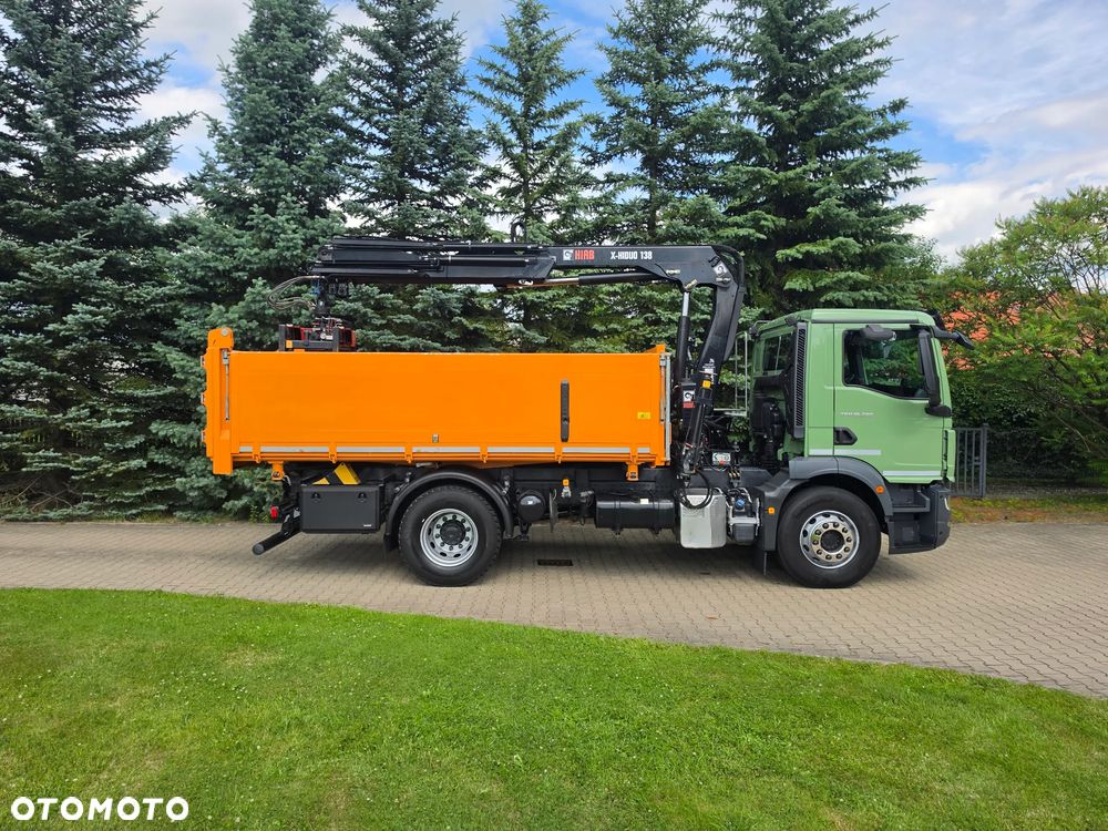 MAN TGM 18.290/ 3-str. wywrotka z HIAB 138/ - 15