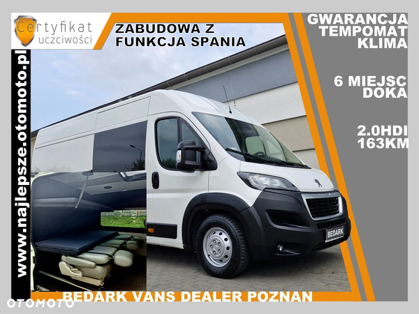 Peugeot Boxer, L4H2, Brygadówka, 6 miejsc DOKA, klima