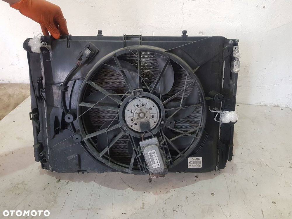 chłodnica wody wentylator 7563259 bmw e90 e91 lci 2.0b eur n43 - 3
