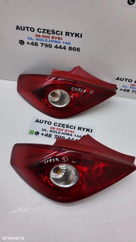 Opel Corsa D Lampa tył lewa prawa strona EU - 8
