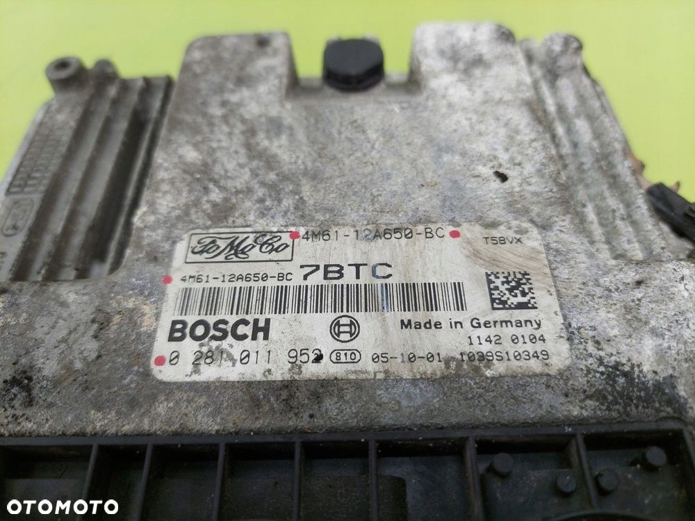 Komputer sterownik silnika Mazda 3 I 2003-2009 1,6 CITD 4M6112A650BC - 4