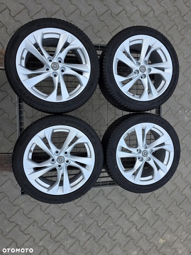 OPEL ASTRA K MOKKA ASTRA J KOŁA FELGI ALUMINIOWE OPONY WIELOSEZONOWE 5X105 R17 CZUJNIKI TPMS - 1