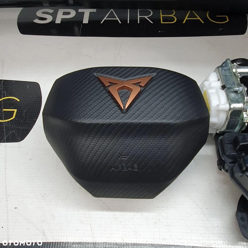 CUPRA FORMENTOR DESKA ROZDZIELCZA KONSOLA KOKPIT PULPIT PODUSZKI AIRBAG AIR BAG PASY KURTYNY KIT SET - 6