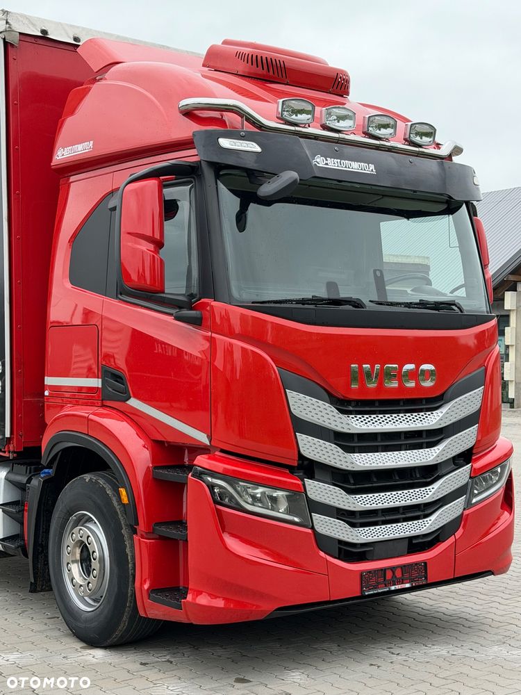 Iveco S-WAY 460 / FIRANKA / WINDA / 24 EUROPALETY / 6x2 / 3 OŚ PODNOSZONA I SKRĘTNA / SYPIALKA / AUTOMAT / 2021 ROK / SPROWADZONY - 8