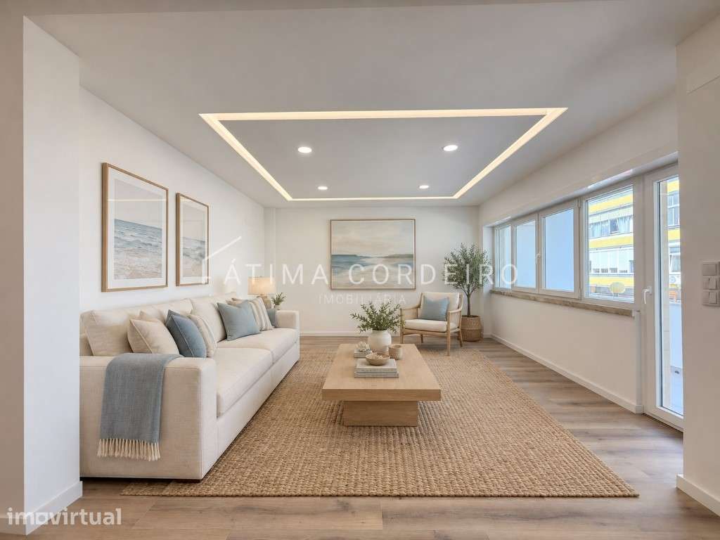 Excelente T2 com 95m2 Remodelado com arrecadação no centro da Costa... - Grande imagem: 4/17