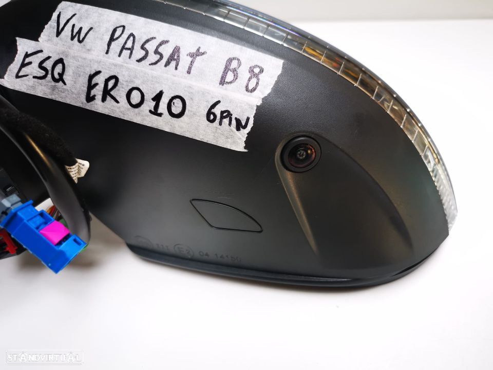 VW PASSAT B8 ESPELHO RETROVISOR ESQ COM CAMERA - ER010 - 2