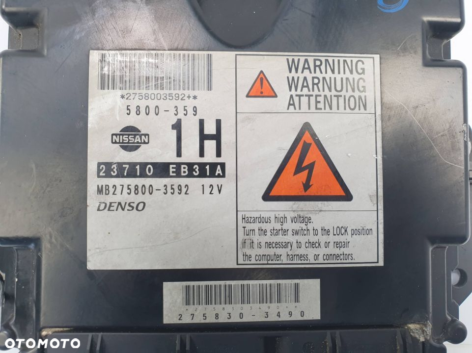 KOMPUTER SILNIKA ECU NISSAN PATHFINDER R51 23710EB31A - 3