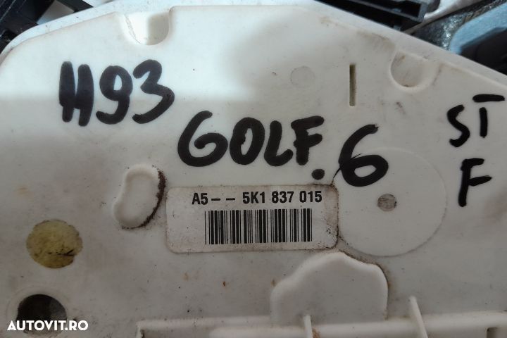 Broasca usa fata stanga 5K1837015 Volkswagen VW Golf 6 [2008 - 2015] - 4