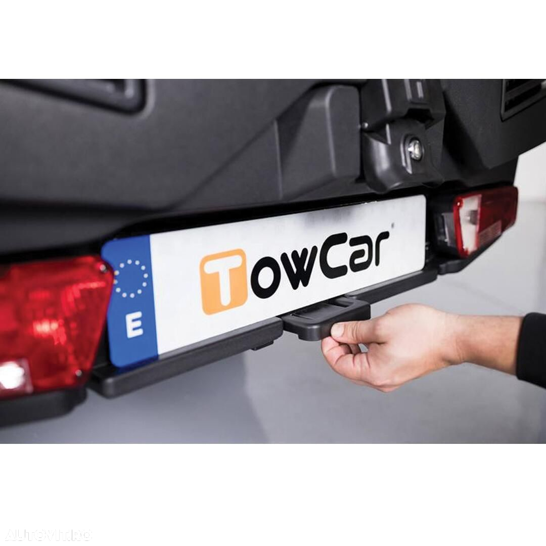 Cutie portbagaj pe carligul de remorcare TowBox Evo, Urban Negru - 13