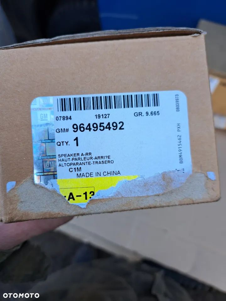 Głośnik głośniczek Chevrolet Matiz Spark 96495492 - 5