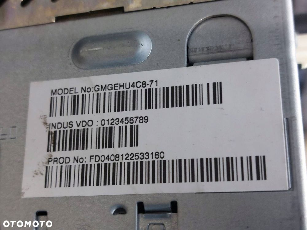 RADIO ODTWARZACZ WYŚWIETLACZ OPEL ZAFIRA B LIFT 13111166 13272816 - 6