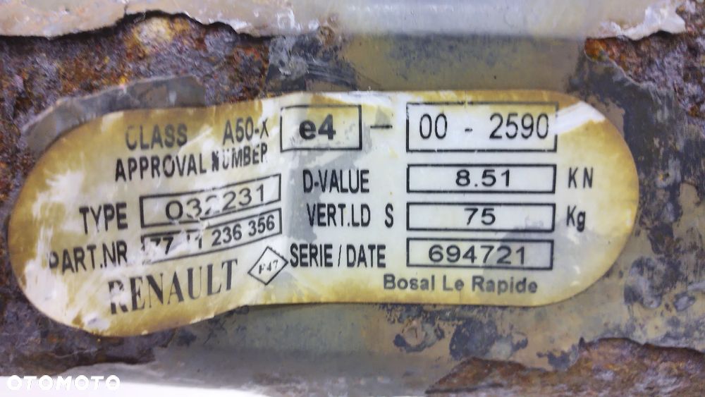 Renault Scenic I Megane I Hak Holowniczy - 8