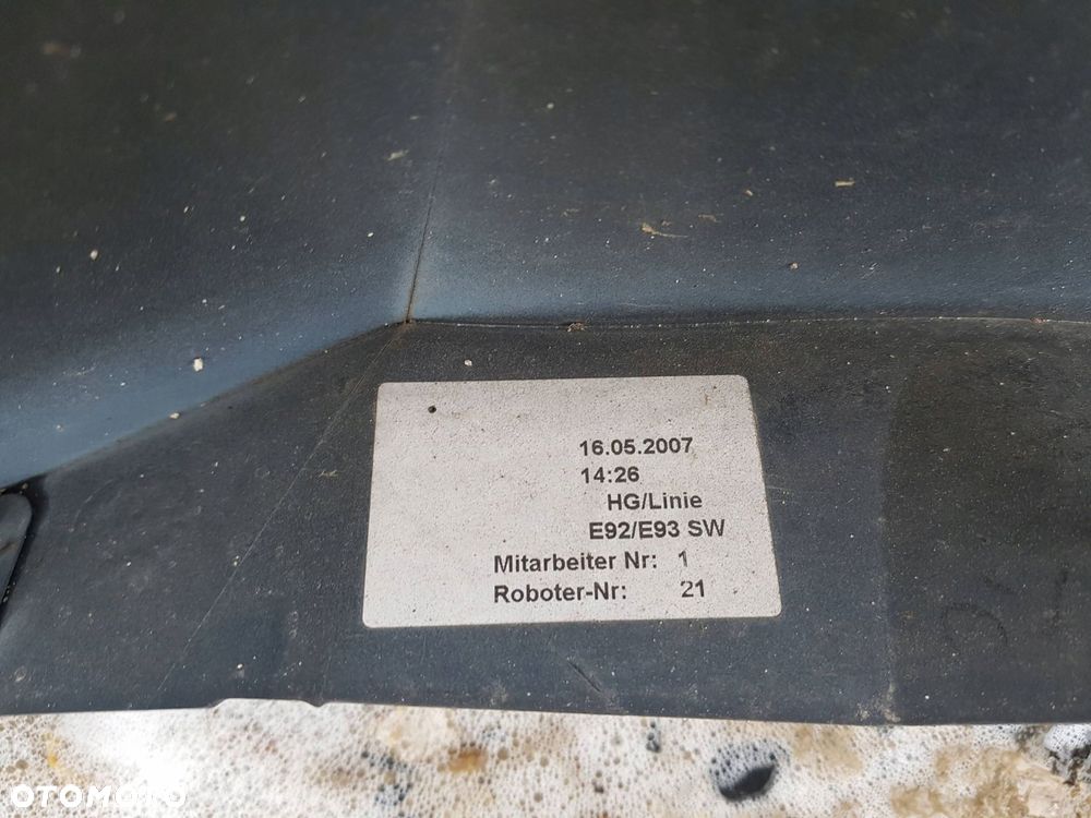 BMW 3 E93 E92 06-09r BŁOTNIK LEWY PRZÓD PRZEDNI A22 SPARKLING GRAPHITE - 8