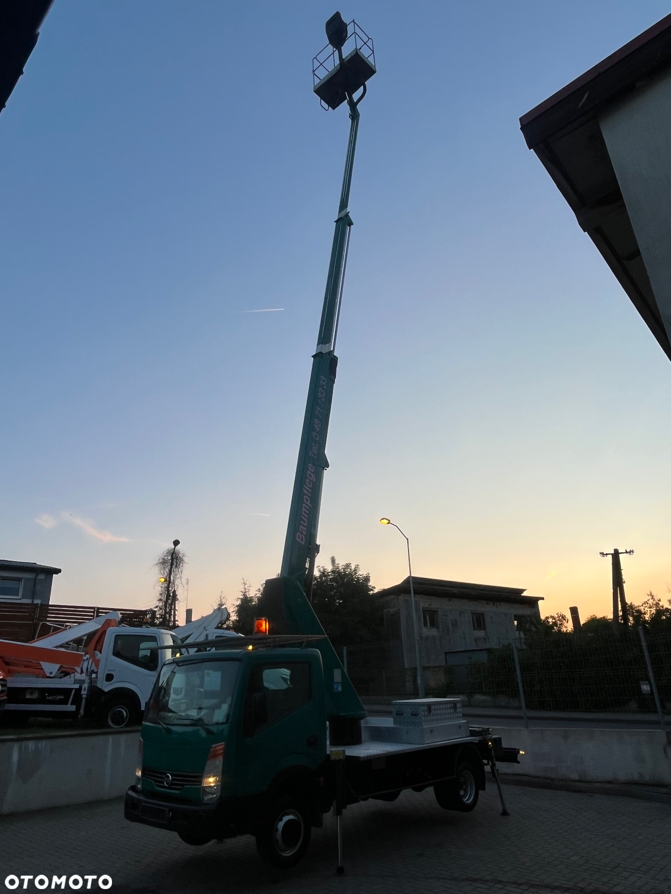 Nissan Podnośnik Koszowy GSR 179 Pełna Hydraulika Góra dół Zwyżka Kosz Izolowany! Jak Ruthmann Wumag Multitel - 24