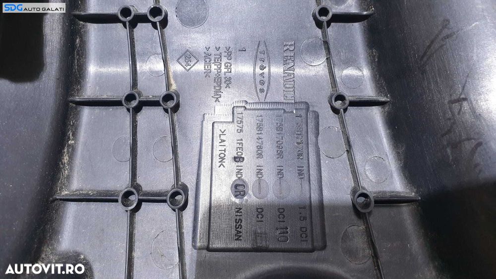 Capac Protectie Motor Renault Megane 3 1.5 DCI 2008 - 2015 Cod 175B17170R 175B17098R 175B14760R 175751FE0B - 3
