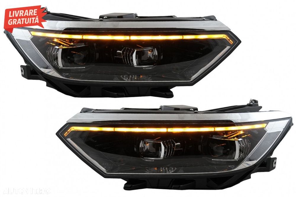 Faruri LED VW Passat B8 3G Facelift (2016-2019) 2020 Look cu Semnal Di - 1