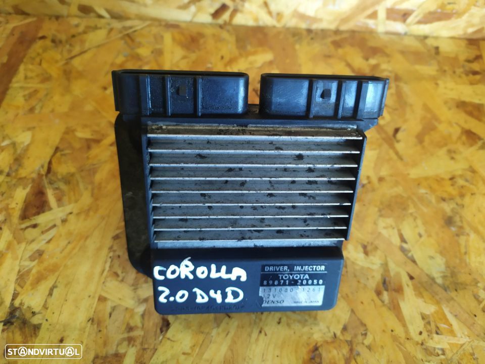 CENTRALINA INJECÇÃO / INJECTORES TOYOTA COROLLA / VERSO / AVENSIS 2.0D4D 89871-20050 131000-1261 - 1