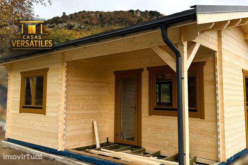 Casa de Madeira NOVA T2 – transporte + Montagem - Grande imagem: 3/11