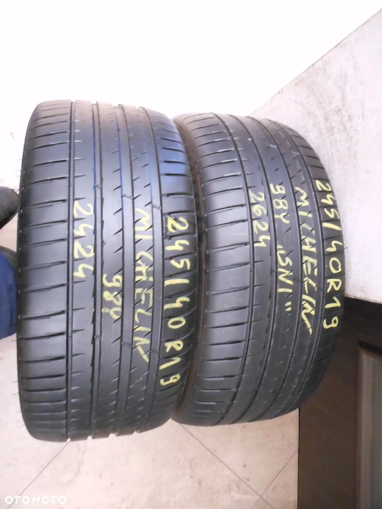 Opony 245/40r19 michelin pilot sport 4* 6,2mm lato para - 1