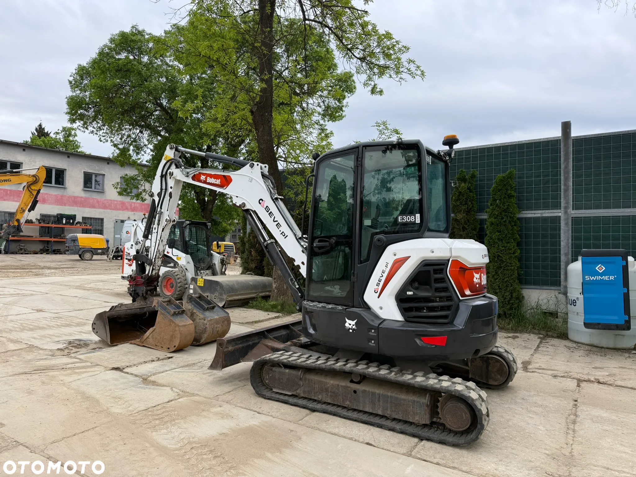 Bobcat E 50 z - Szybkozłacze hydr. , skarpówka hydrauliczna , łyżka 30 cm + 60 cm - 3