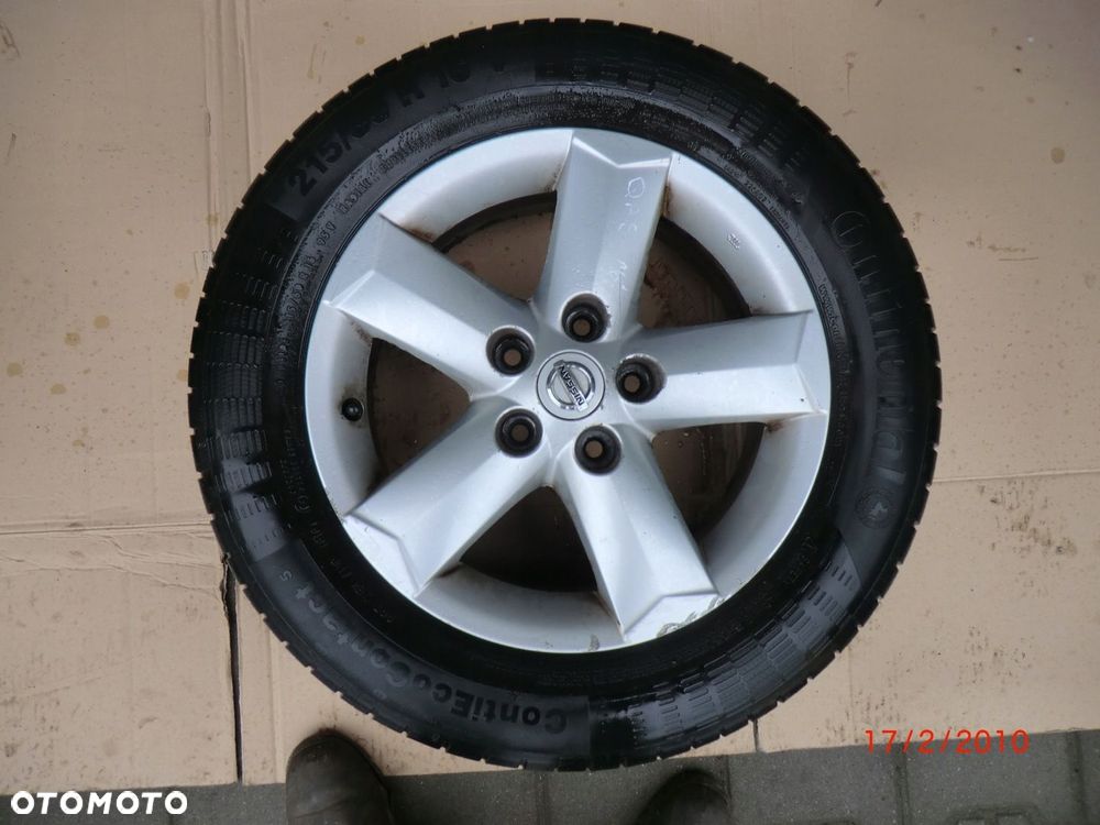NISSAN QASHQAI KOŁA ALUMINIOWE LETNIE 16 5X114.3 Z OPONAMI 215/60R16 - 8