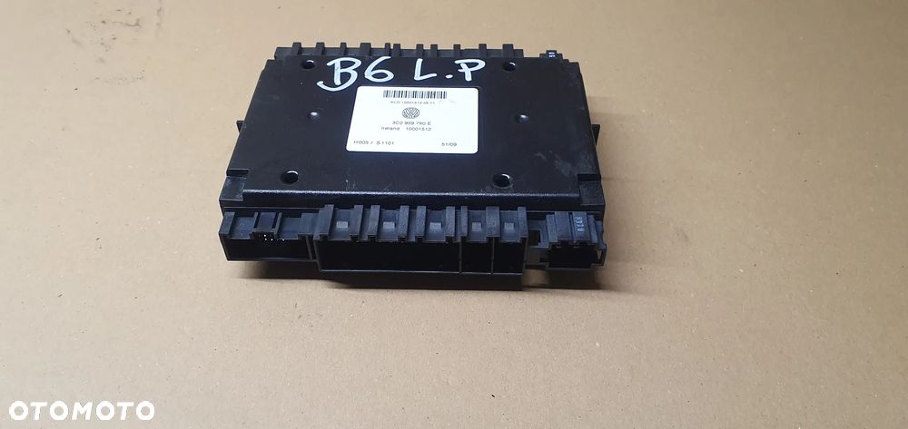 Moduł sterownik fotela kierowcy lewy przód VW Passat B6 3C0959760E - 2