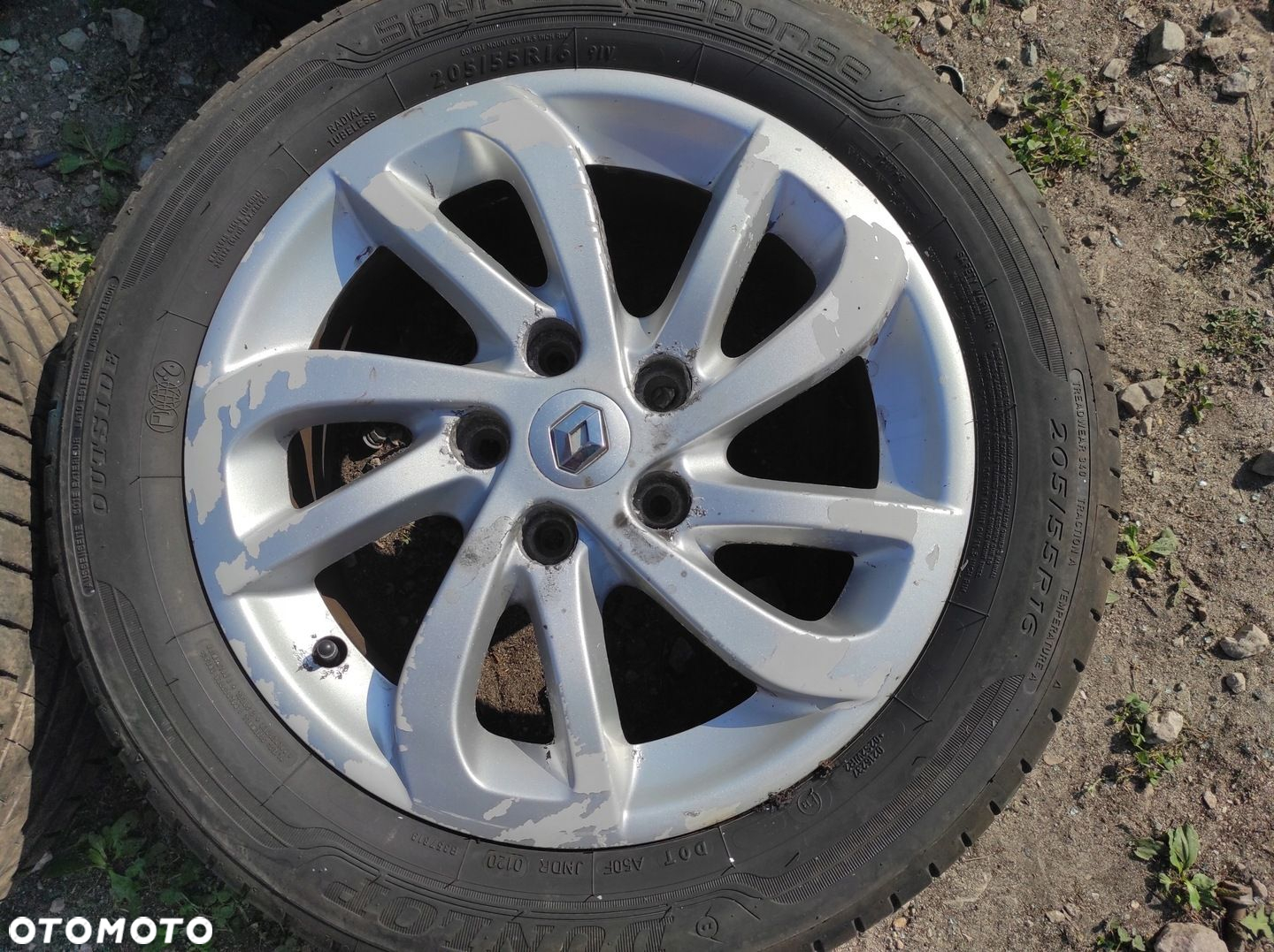 RENAULT 403000787R KOŁA FELGI ALUMINIOWE 16 6.5J 5x114,3 ET47 205/55 R16 - 2