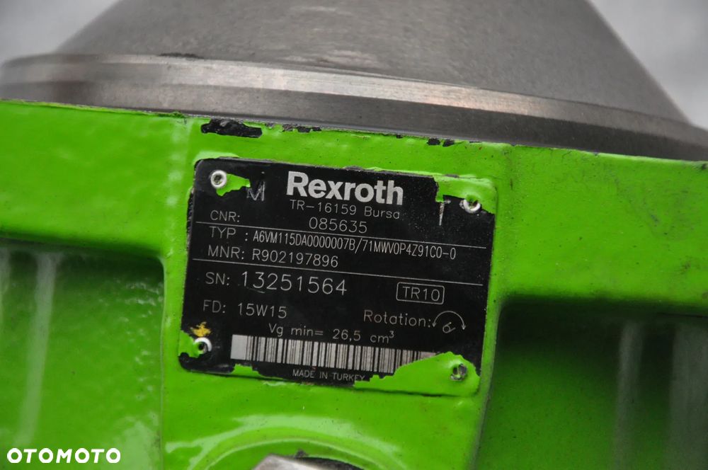 HYDROMOTOR SILNIK JAZDY MERLO 25,6 NR A6VM115DA0000007B/71MWV0P4Z91C0-0 - 4
