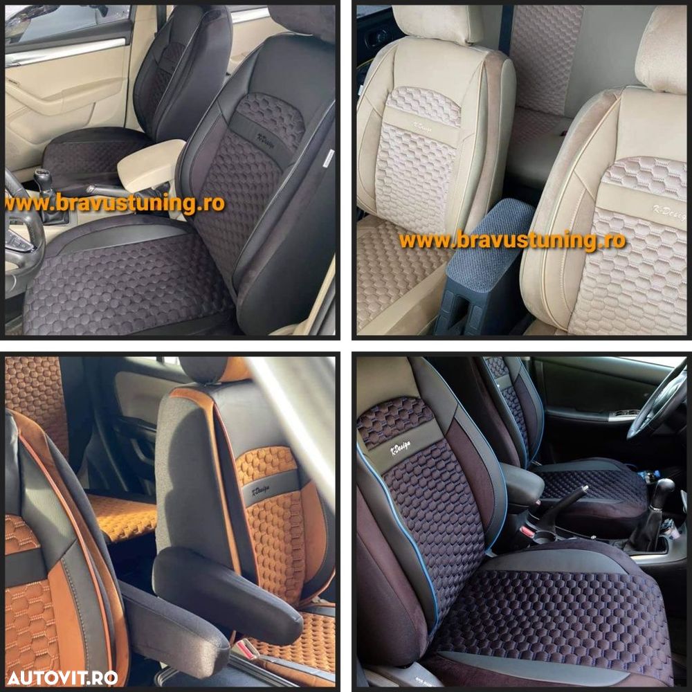 Huse scaun auto Velur Opel, skoda, BMW,Ford, Seat, Mercedes - 1