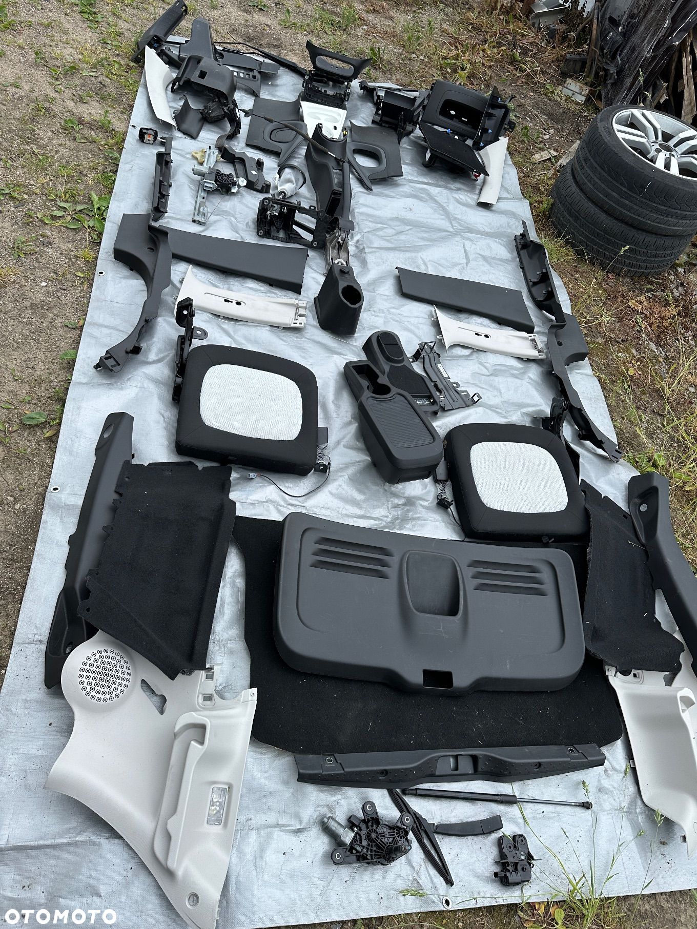 Smart 453 forfour tapicerka osłona słupek siedzisko listwa panel osłona plastik - 1
