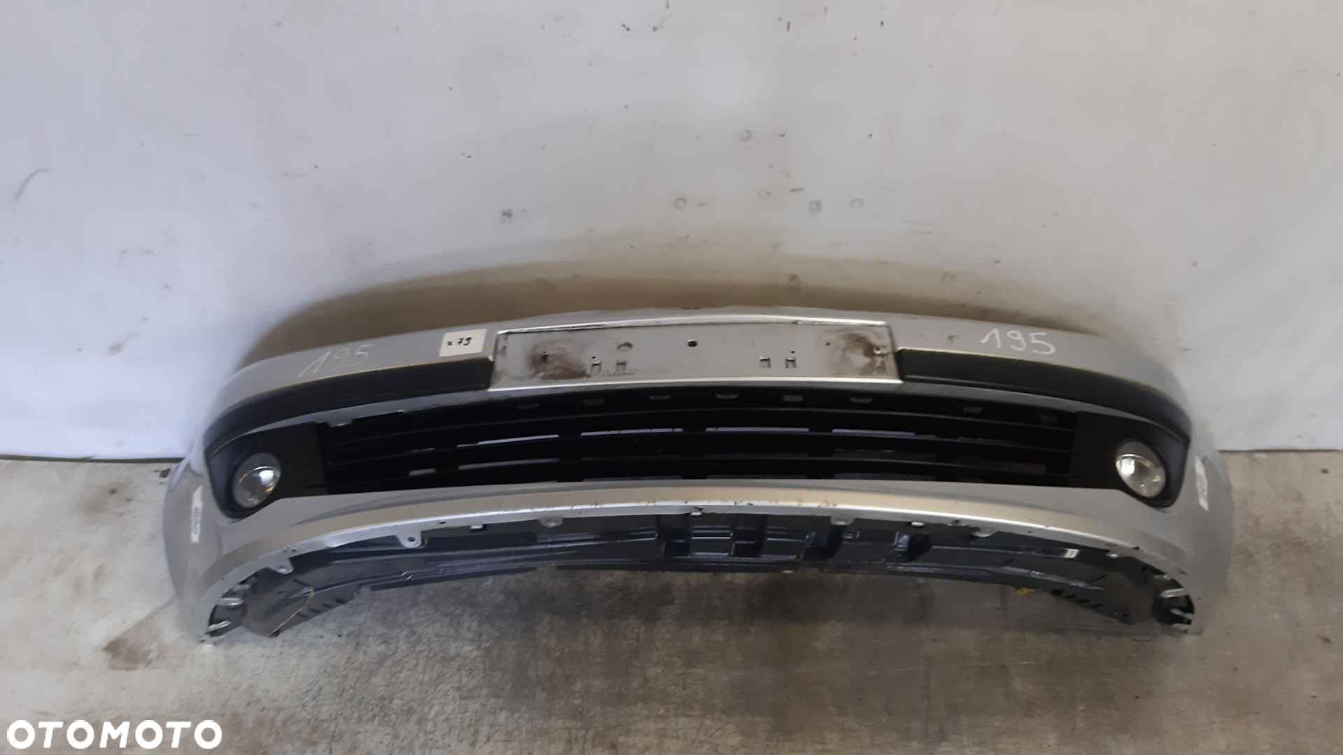 ) ZDERZAK PRZÓD PRZEDNI RENAULT CLIO 3 III 195 TED69 SREBRNY HALOGENY - 1