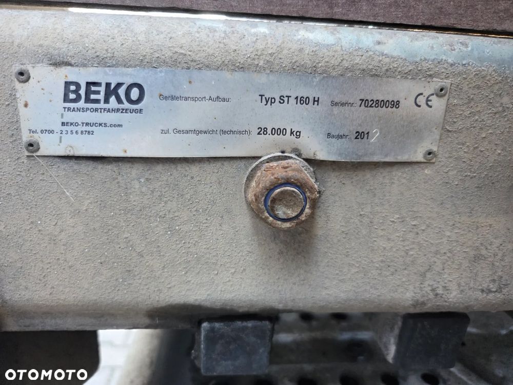 Mercedes-Benz ACTROS 2542 6x2-4 - Pomoc drogowa hydrauliczne najazdy samochód specjalny po przewozu maszyn budowlanych podnośników koszowych zwyżek pojazdów i innych BEKO THORRY ZANNER - 12
