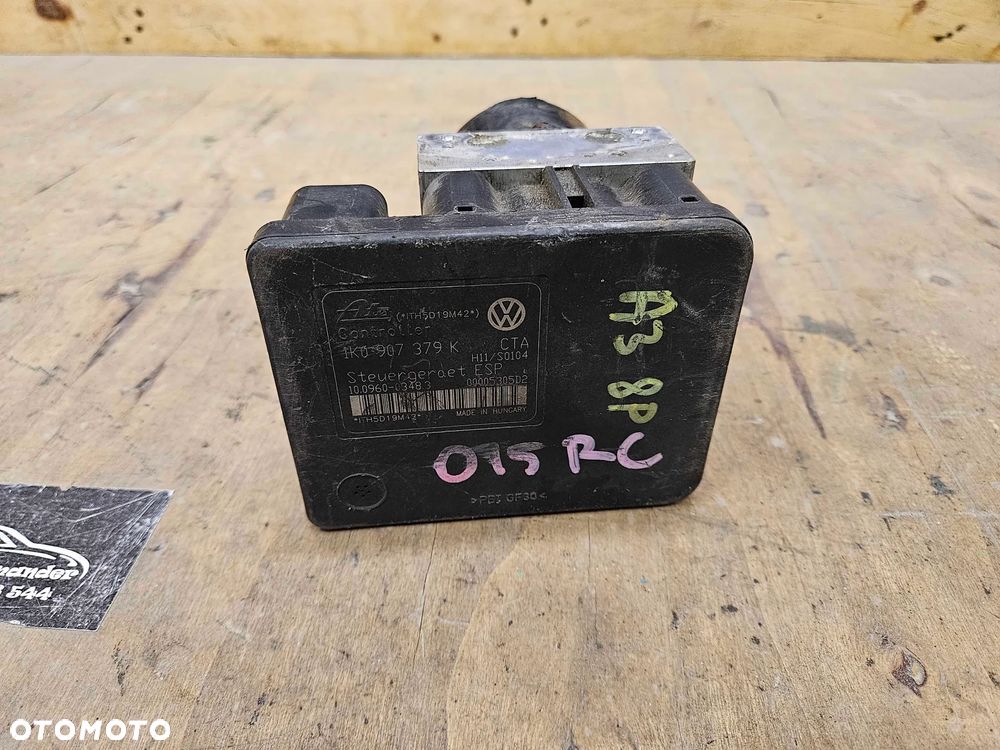 Pompa ABS ESP 1K0907379K 1K0614517J Hamulcowa Sterownik Moduł Audi A3 8P VW Golf V 5 Skoda Seat - 2