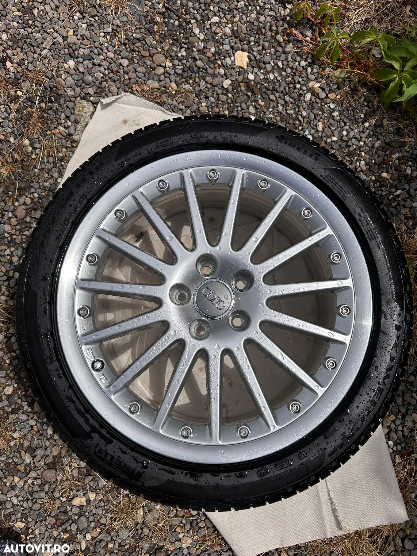 Jante R18 5X112 ET40 Audi BBS Speedline anvelope de vară Pirelli 245/40/18 97Y XL - 4