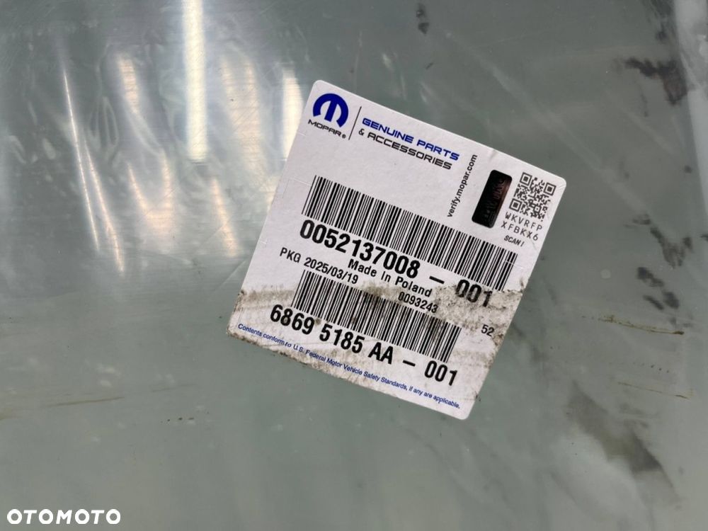 Szyba przednia Fiat 500 Abarth 500 07r.- czołowa z otworem na sensor czujnik NOWA ORYGINALNA - 4