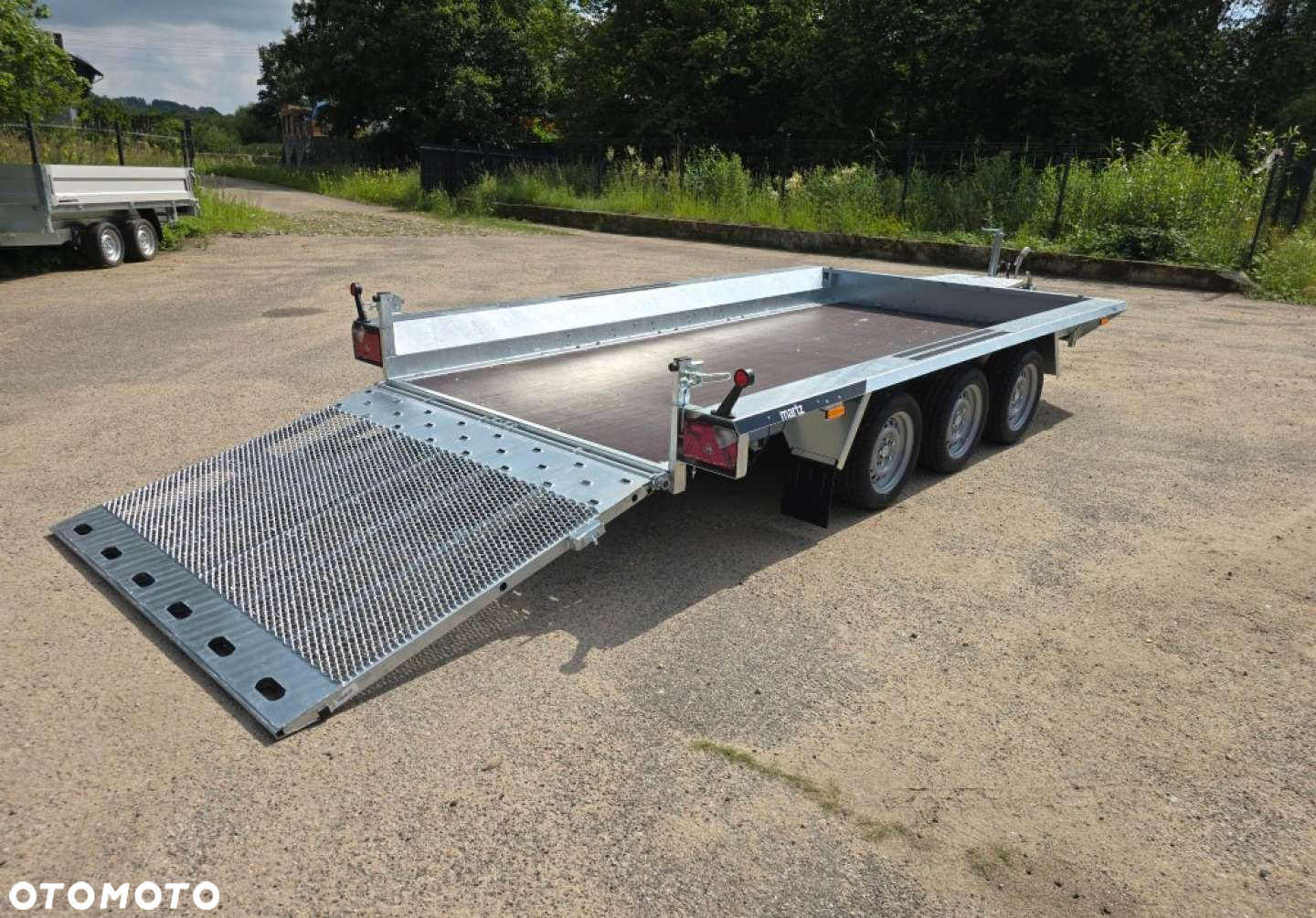 Martz Przyczepa do przewozu minikoparki Martz Bau 3 3500 kg 400 x 183 cm - 13