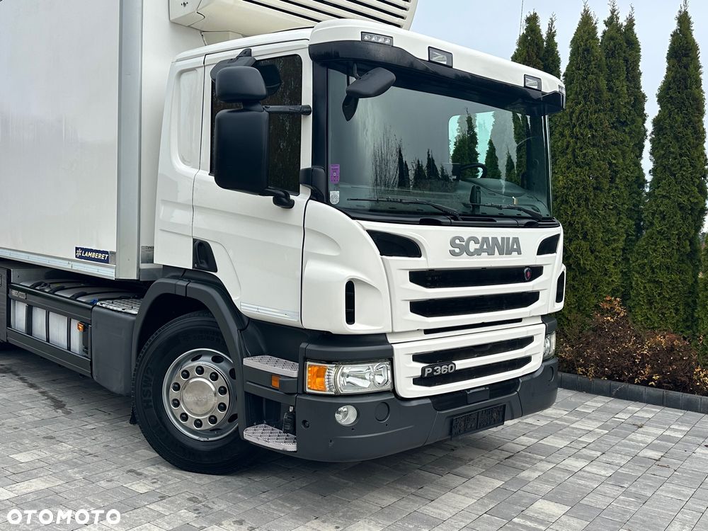Scania / P360 / 6X2 / CHŁODNIA 7,7 m / Carrier / WINDA / - 8