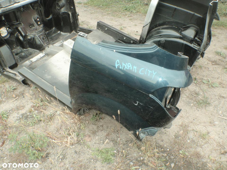 błotnik buda ćwiartka dach stelaż aluminiowy aixam  city 2012r - 2