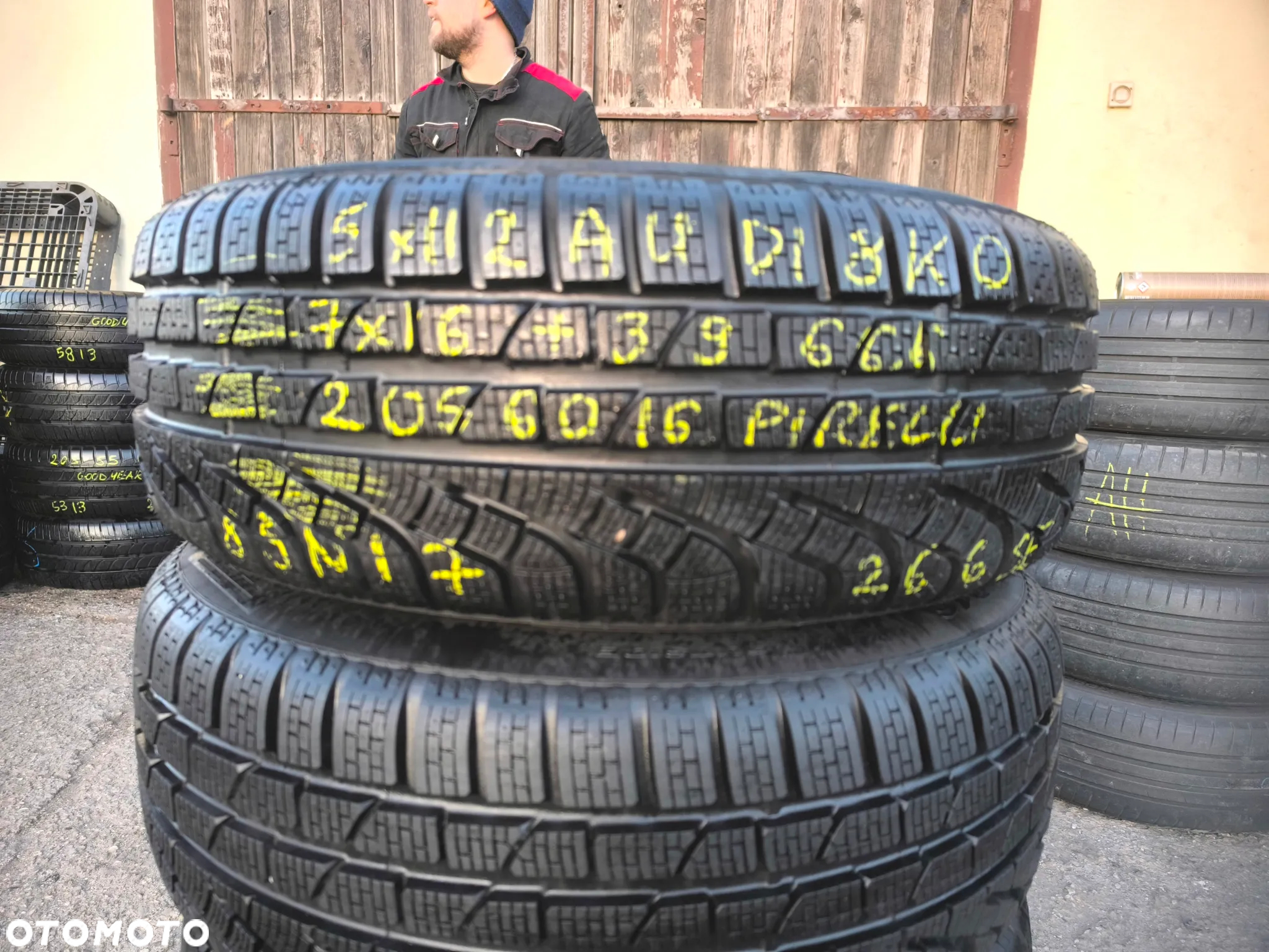 5x112 Felgi Stalowe Stal 16 Koła Zimowe Zima AUDI A4 B8 B9 8K0 Mercedes E W211 W212 KLASA C W205 B W247 7mm ALU-RAD Legnica 205/60 - 13