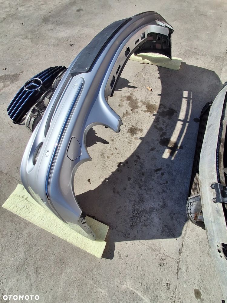 Mercedes W209 CLK maska zderzak błotniki lampy wzmocnienie przód 744 - 12