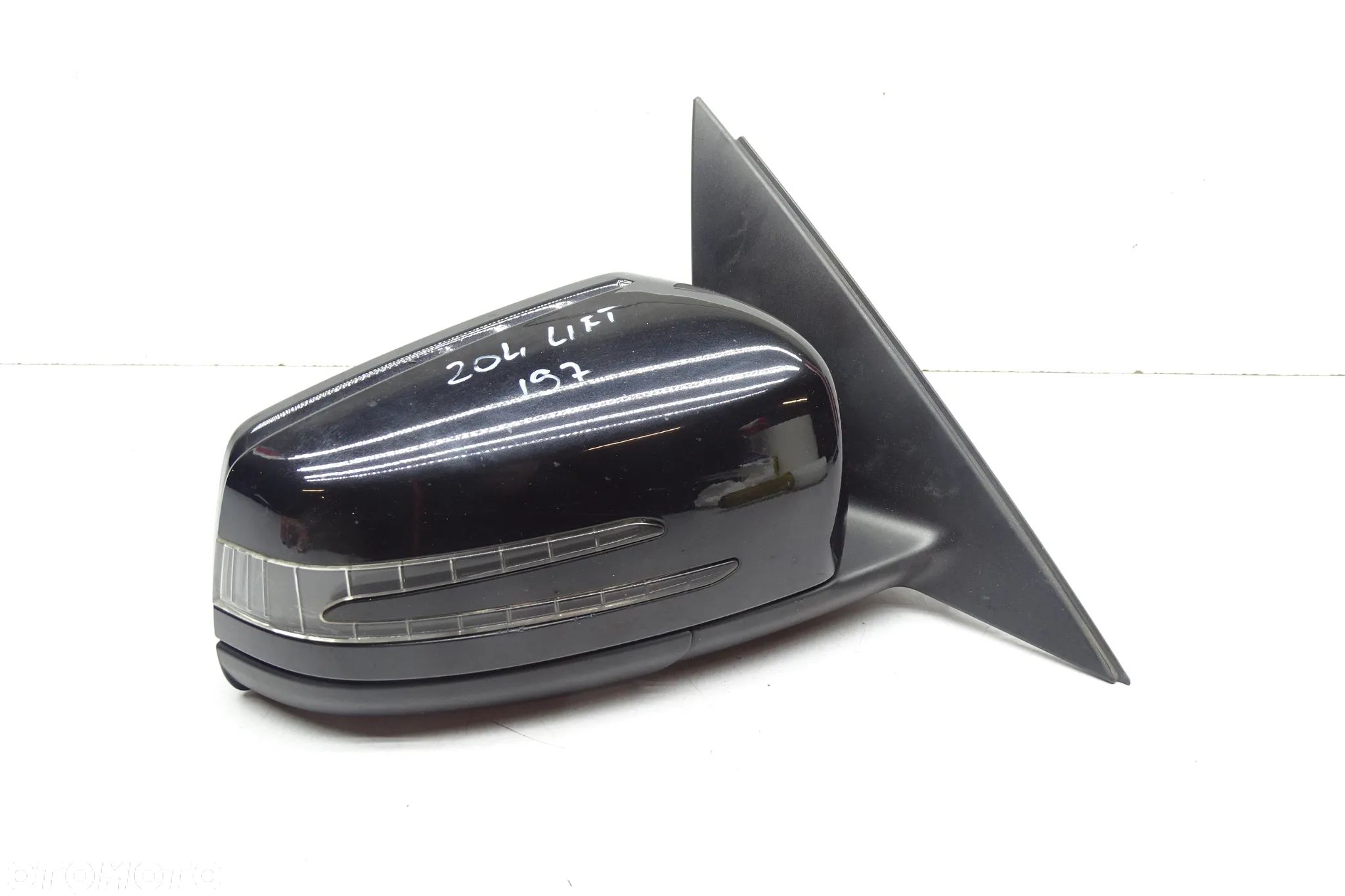 Mercedes C Klasa W204 LIFT Lusterko prawe 9+4 PIN C197 - 1
