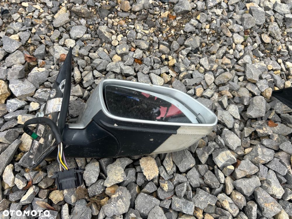 KL Lusterko Lewe Prawe Skoda Octavia II 7 PIN Eu Srebrne - 4