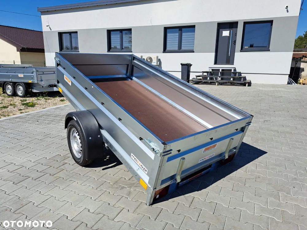 Neptun DOSTAWA Przyczepka 236x129x45cm DMC750kg SPAWANA RAMA, Resor 4-piórowy z amortyzatorem, WYSOKA BURTA - 13