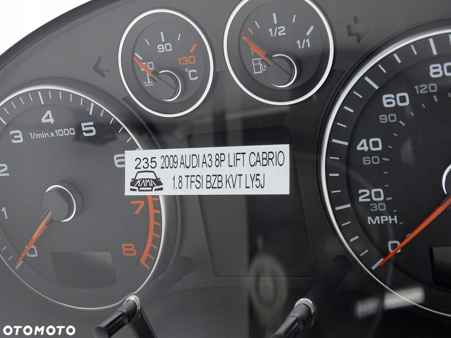 LICZNIK ZEGAR AUDI A3 8P LIFT 1.8 TFSI 8P0920951S - 3